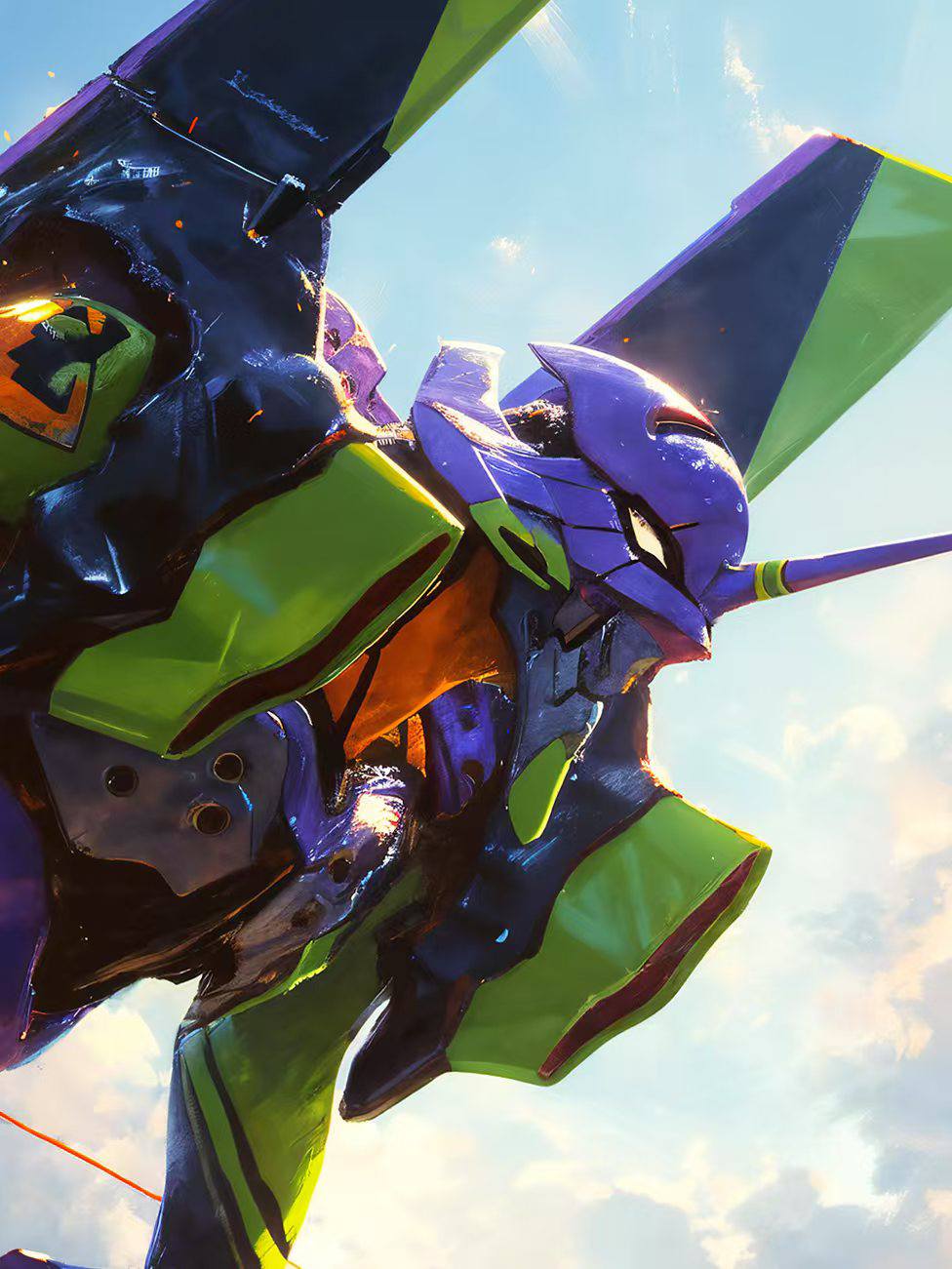 《初号机》新世纪福音战士EVA装饰画