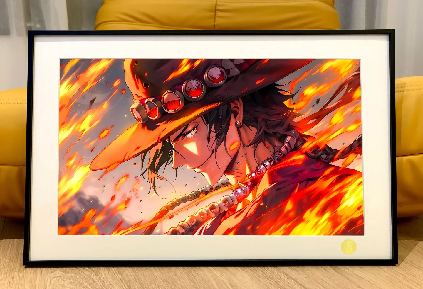 星空《火焰艾斯》海贼王op波特卡斯·D·艾斯烧烧果实ACE路飞装饰画