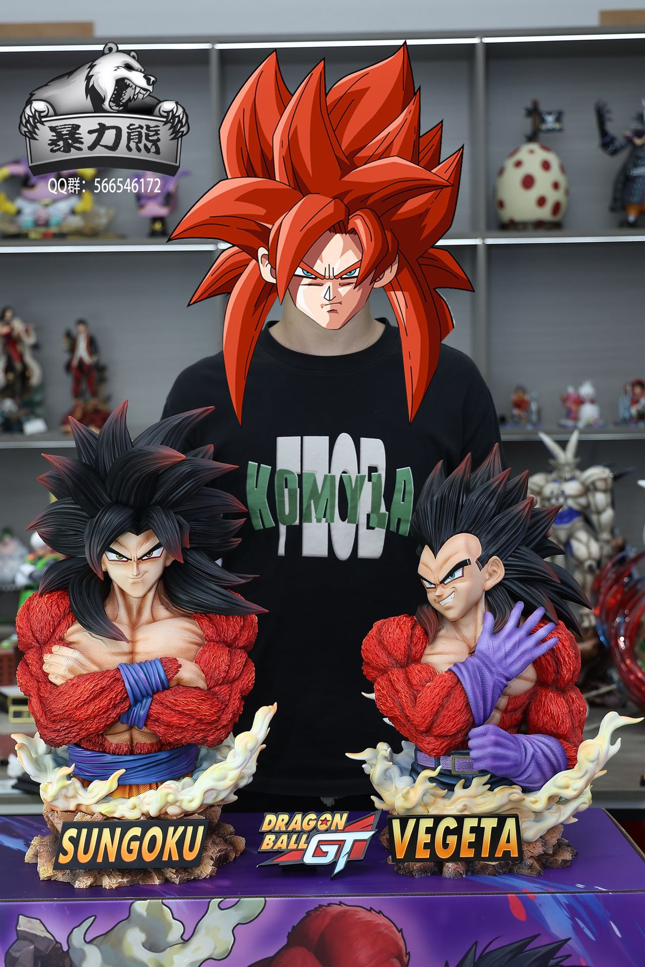 【现货包邮】暴力熊工作室超四悟空~半身像*最后一体!!