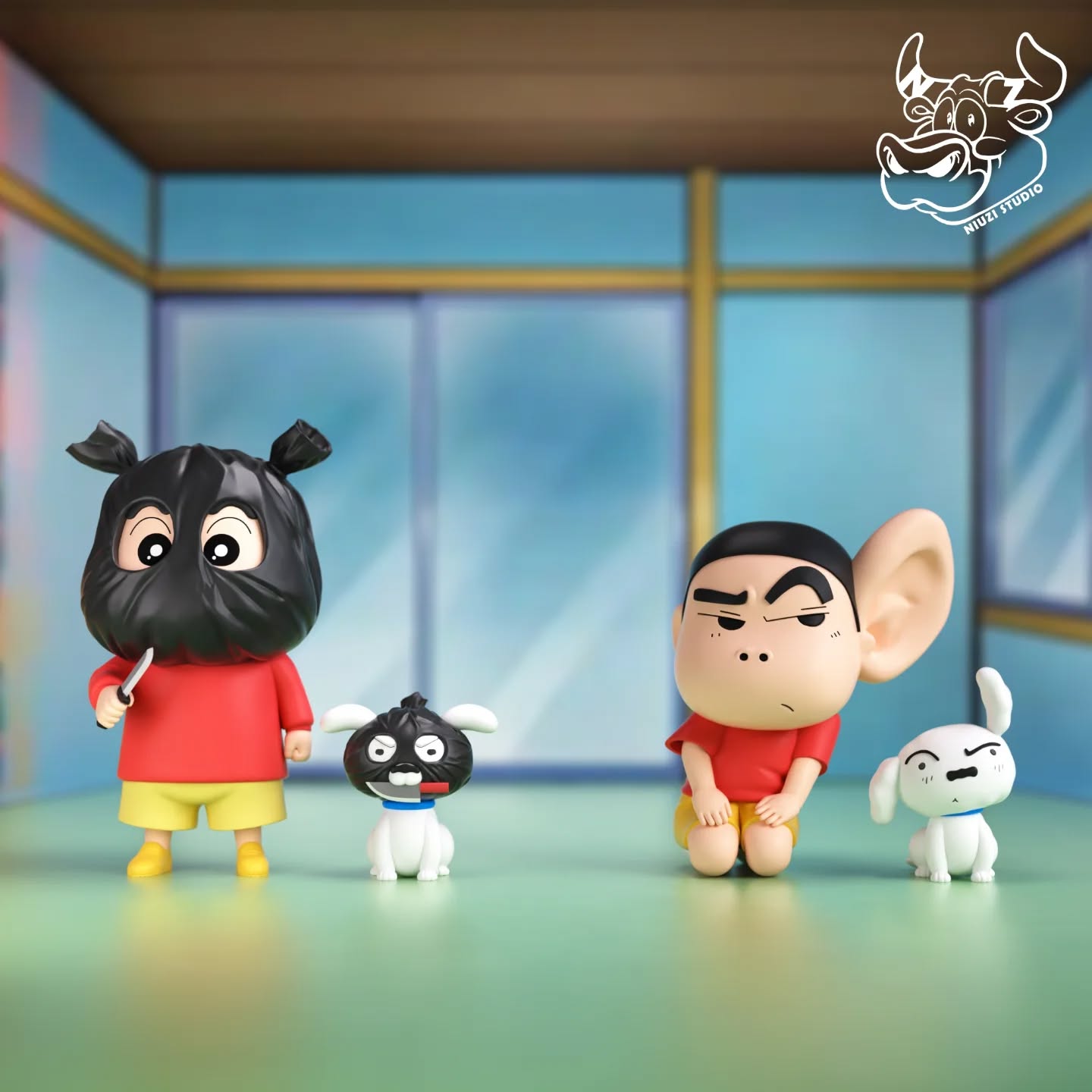 NIUZI工作室 让我听听是谁在蛐蛐我。偷听小新小白