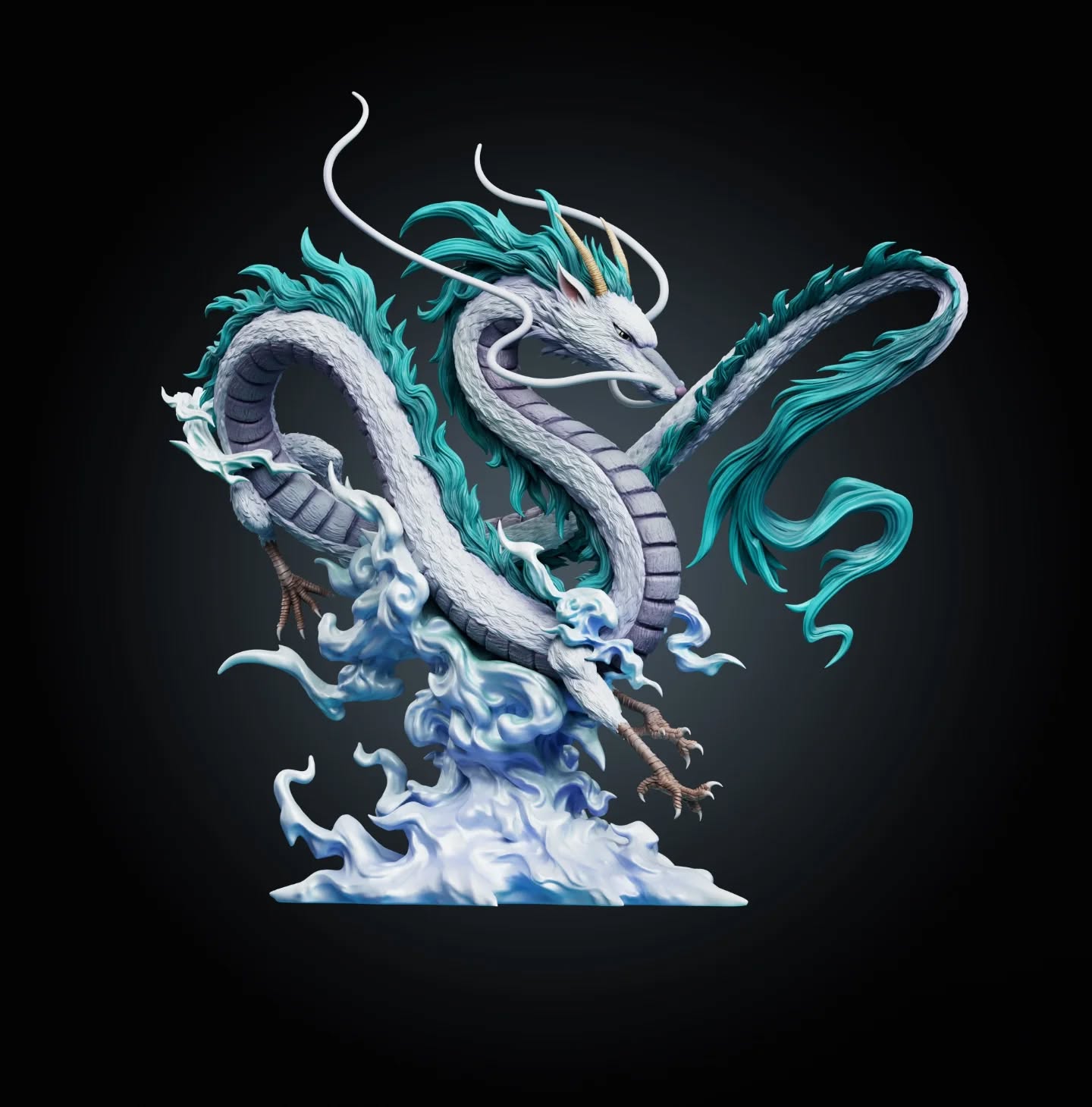 招財系列-招財千尋白龍 賑早見琥珀主