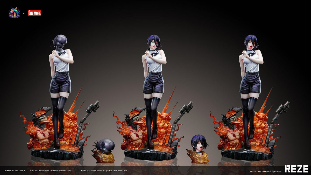 【现货未包邮】ONE MORE × YQY 聯名新作 · 鏈鋸人·炸彈惡魔*最后一体!