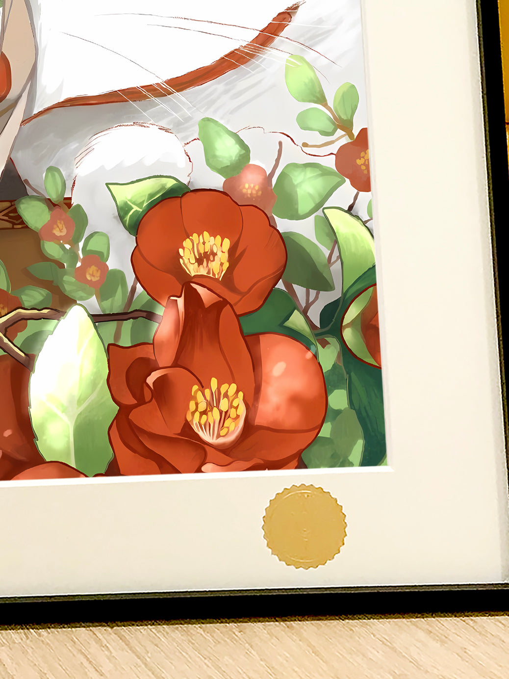 星空《椿之窗》夏目友人帐夏目贵志火神装饰画