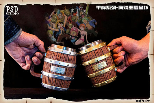 【现货包邮】PSD STUDIO Barrel Cup | 海贼王酒桶杯