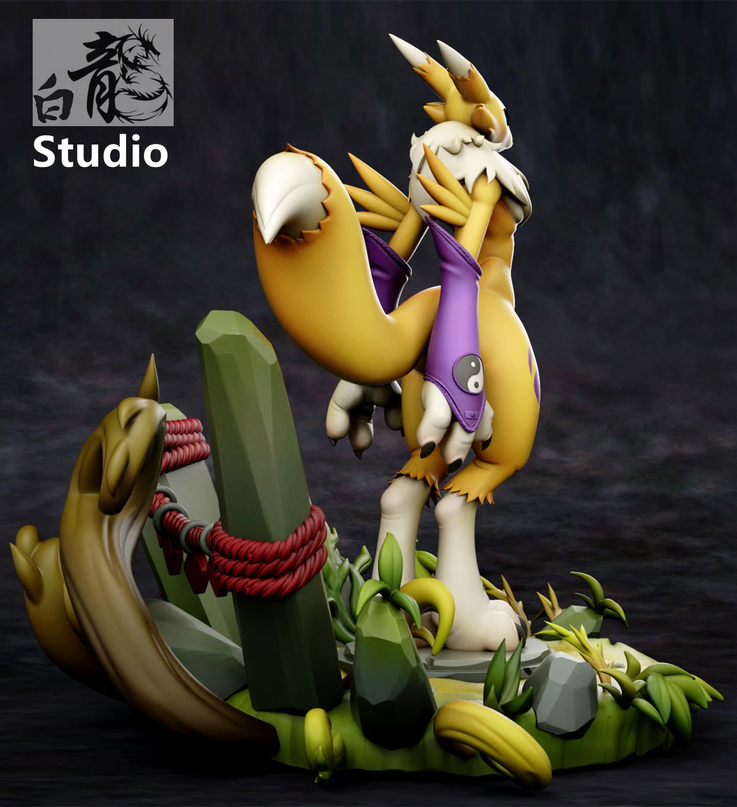 【现货包邮】白龙工作室 Renamon | 妖狐兽