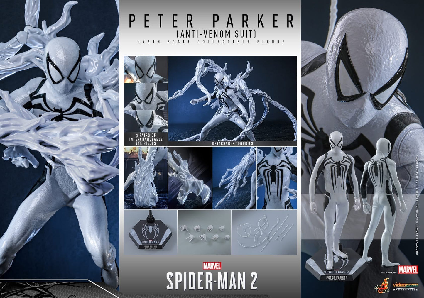 HotToys Marvel Spider-Man 2 Anti-Venom Suit | 漫威 蜘蛛侠2 反毒液战衣