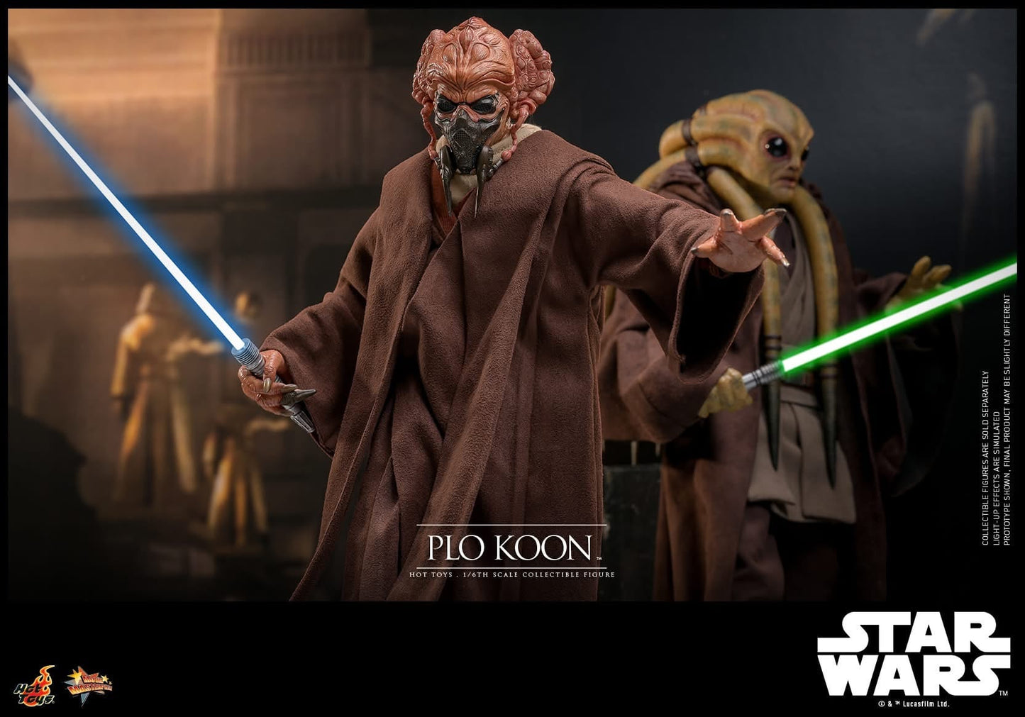 HotToys 1/6可动人偶《星战前传3：西斯的复仇》PLO KOON 普罗孔