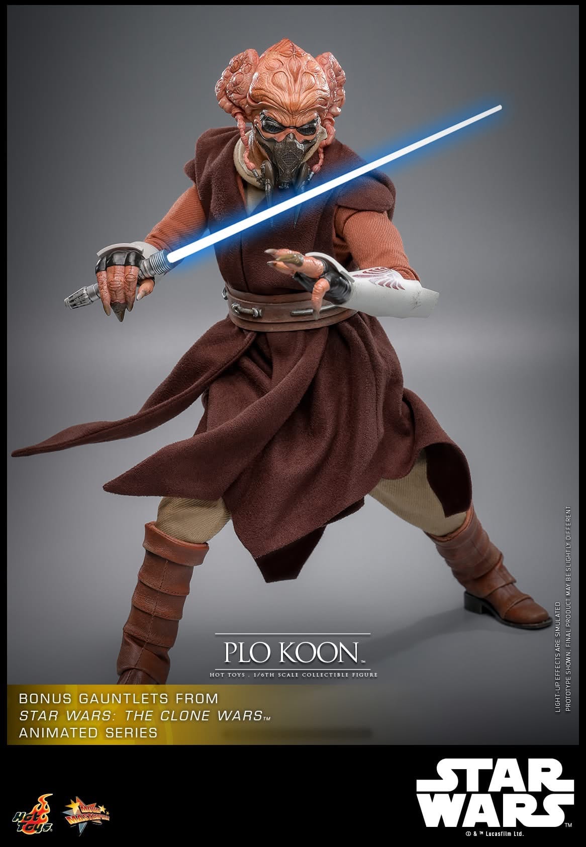 HotToys 1/6可动人偶《星战前传3：西斯的复仇》PLO KOON 普罗孔