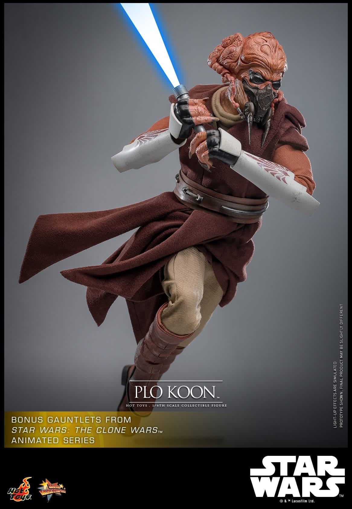 HotToys 1/6可动人偶《星战前传3：西斯的复仇》PLO KOON 普罗孔