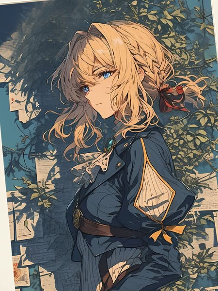 【现货未包邮】《永恒花园》薇尔莉特伊芙加登装饰画