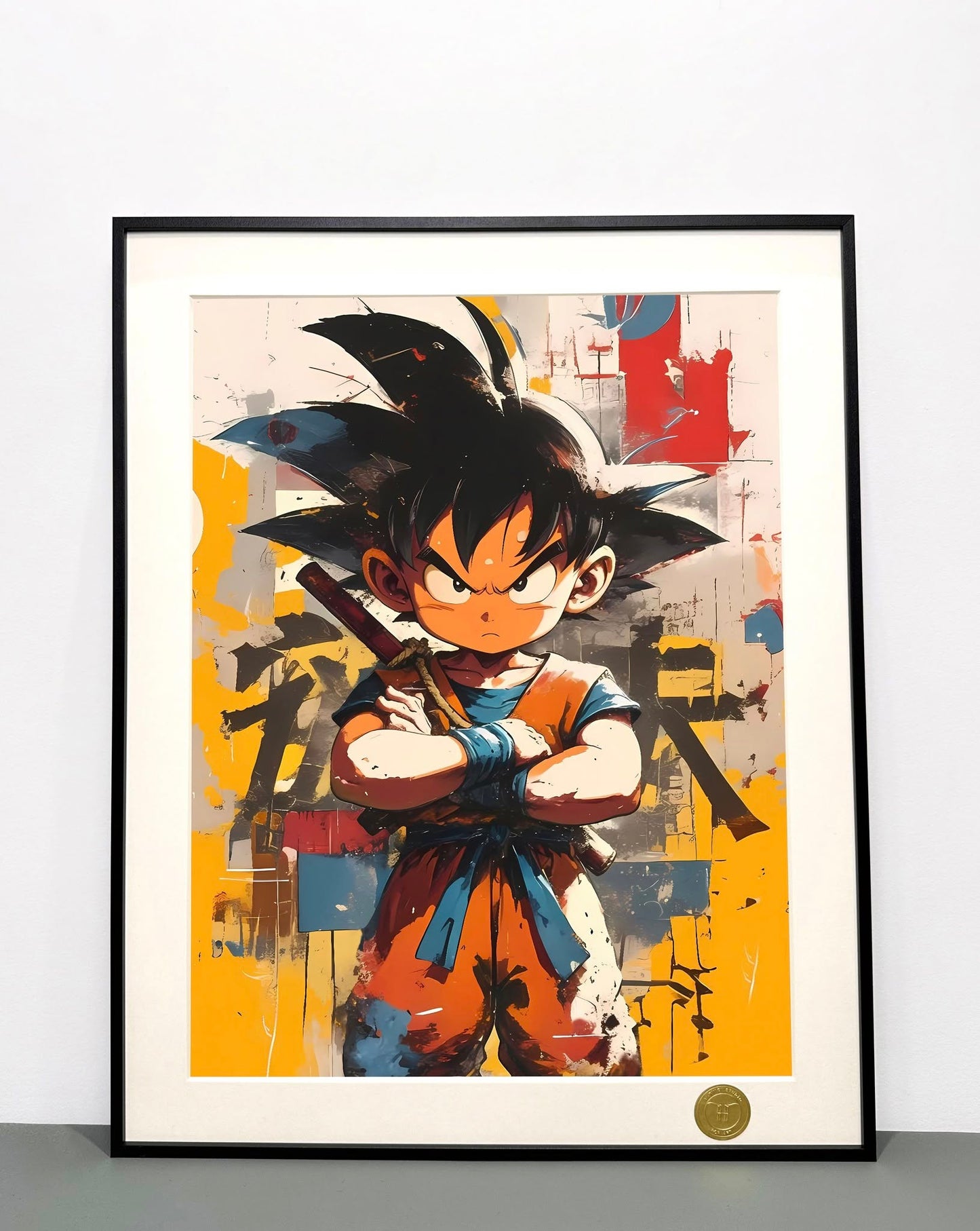 【现货未包邮】《涂鸦小悟空》龙珠悟空卡卡罗特装饰画
