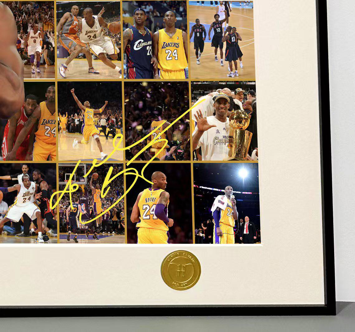 【现货未包邮】《科比–篮坛二十载》NBA科比布莱恩特黑曼巴湖人队装饰画