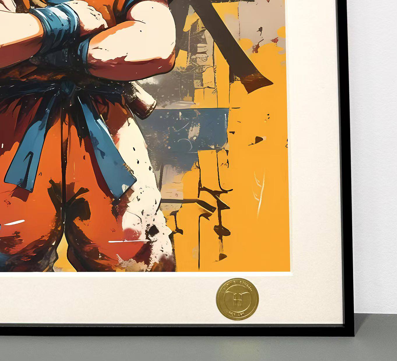 【现货未包邮】《涂鸦小悟空》龙珠悟空卡卡罗特装饰画