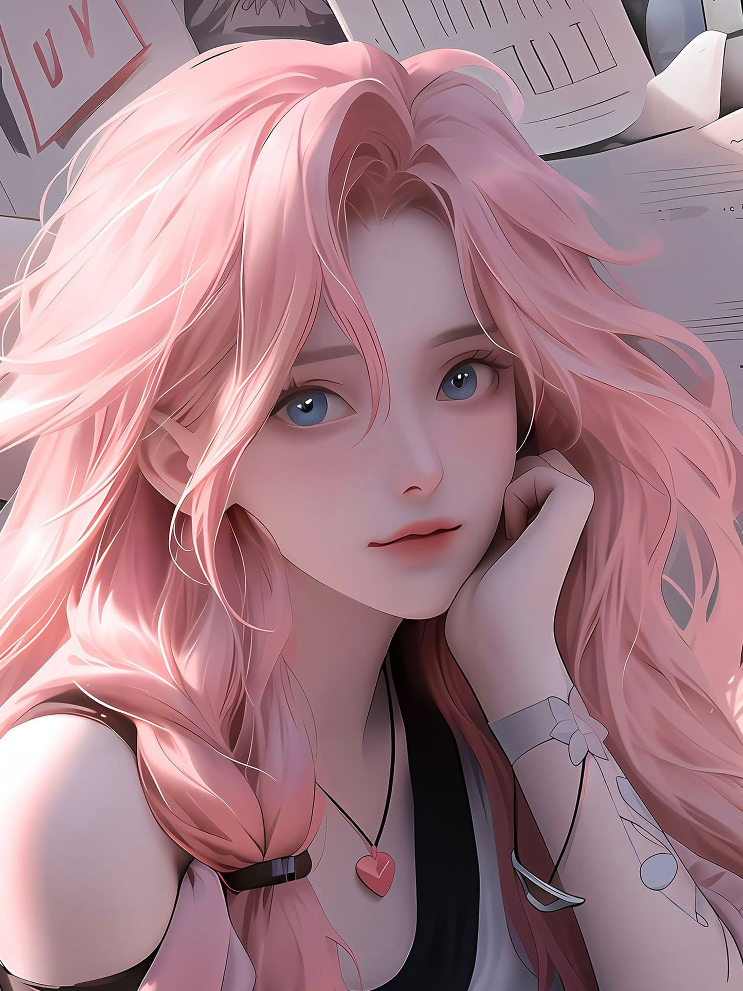 【现货未包邮】《港风萨勒芬妮》星籁歌姬英雄联盟lol小萨装饰画