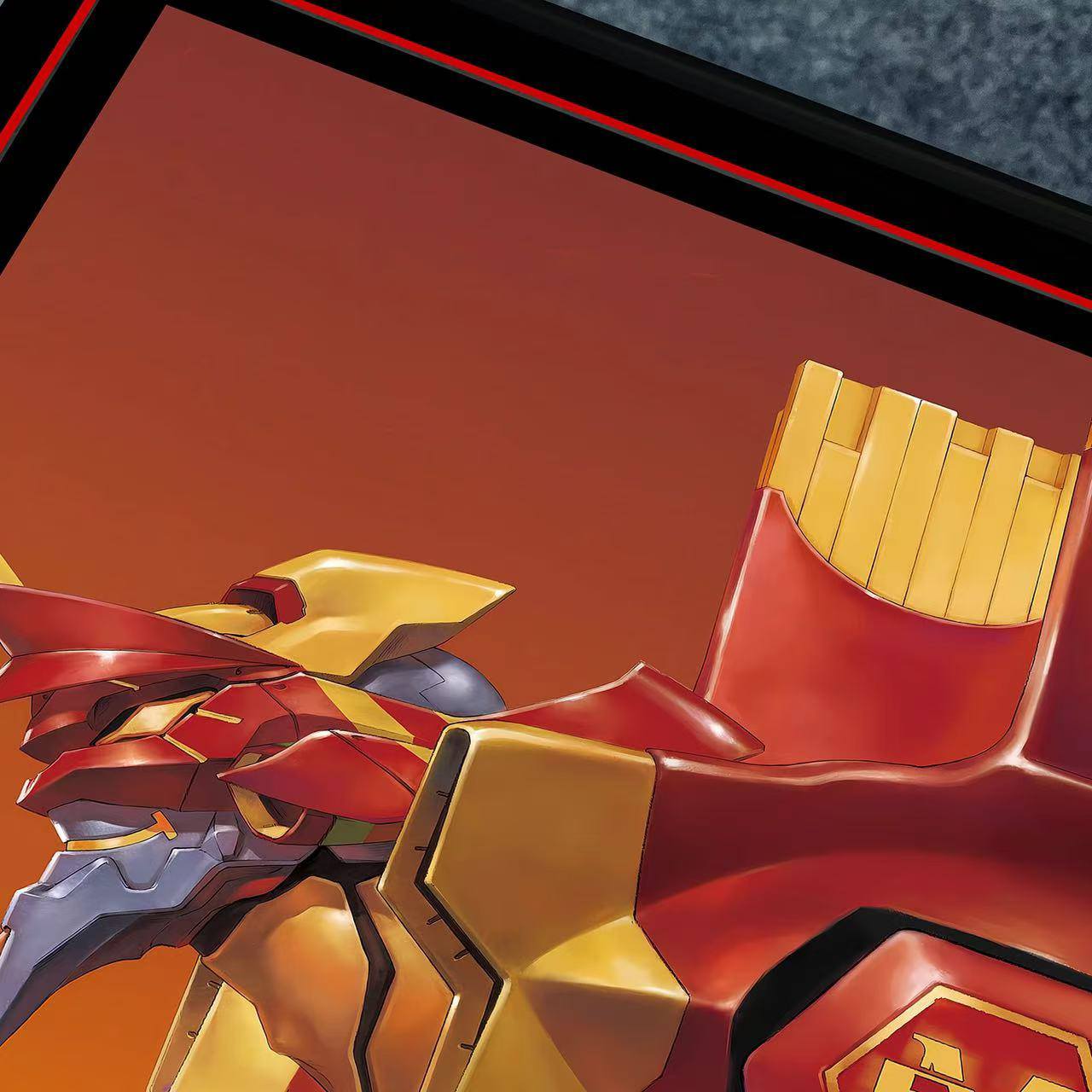 【现货未包邮】M号机新世纪福音战士EVA联名麦当劳午睡毯地毯装饰画