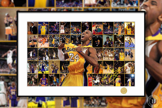 【现货未包邮】《科比–篮坛二十载》NBA科比布莱恩特黑曼巴湖人队装饰画