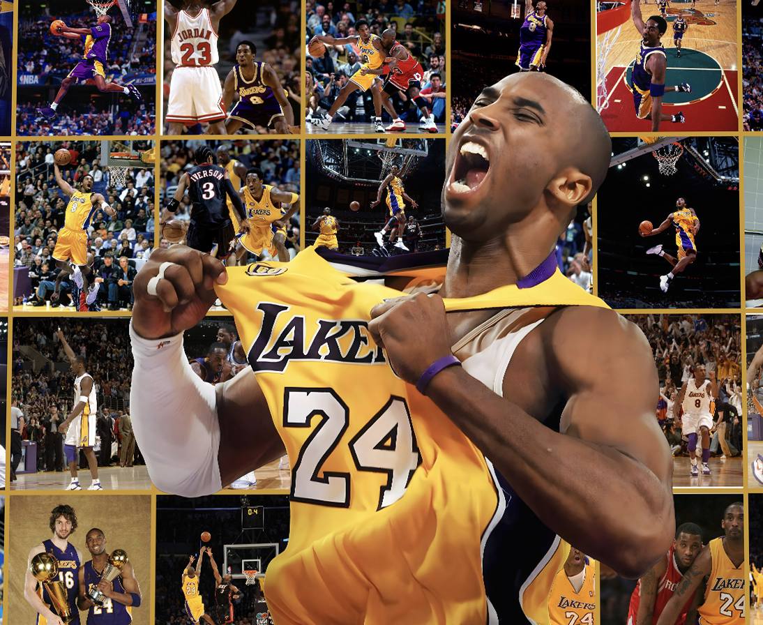 【现货未包邮】《科比–篮坛二十载》NBA科比布莱恩特黑曼巴湖人队装饰画