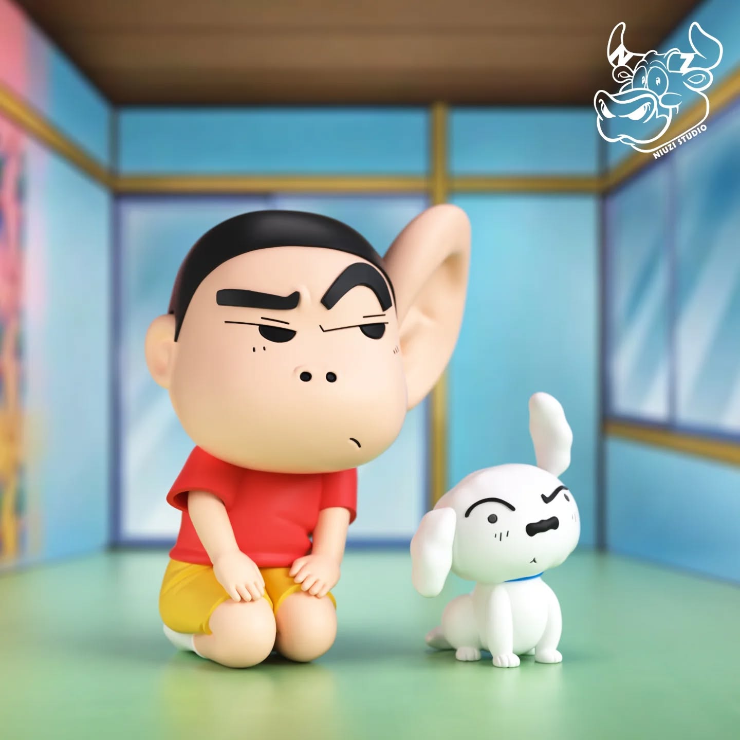 NIUZI工作室 让我听听是谁在蛐蛐我。偷听小新小白