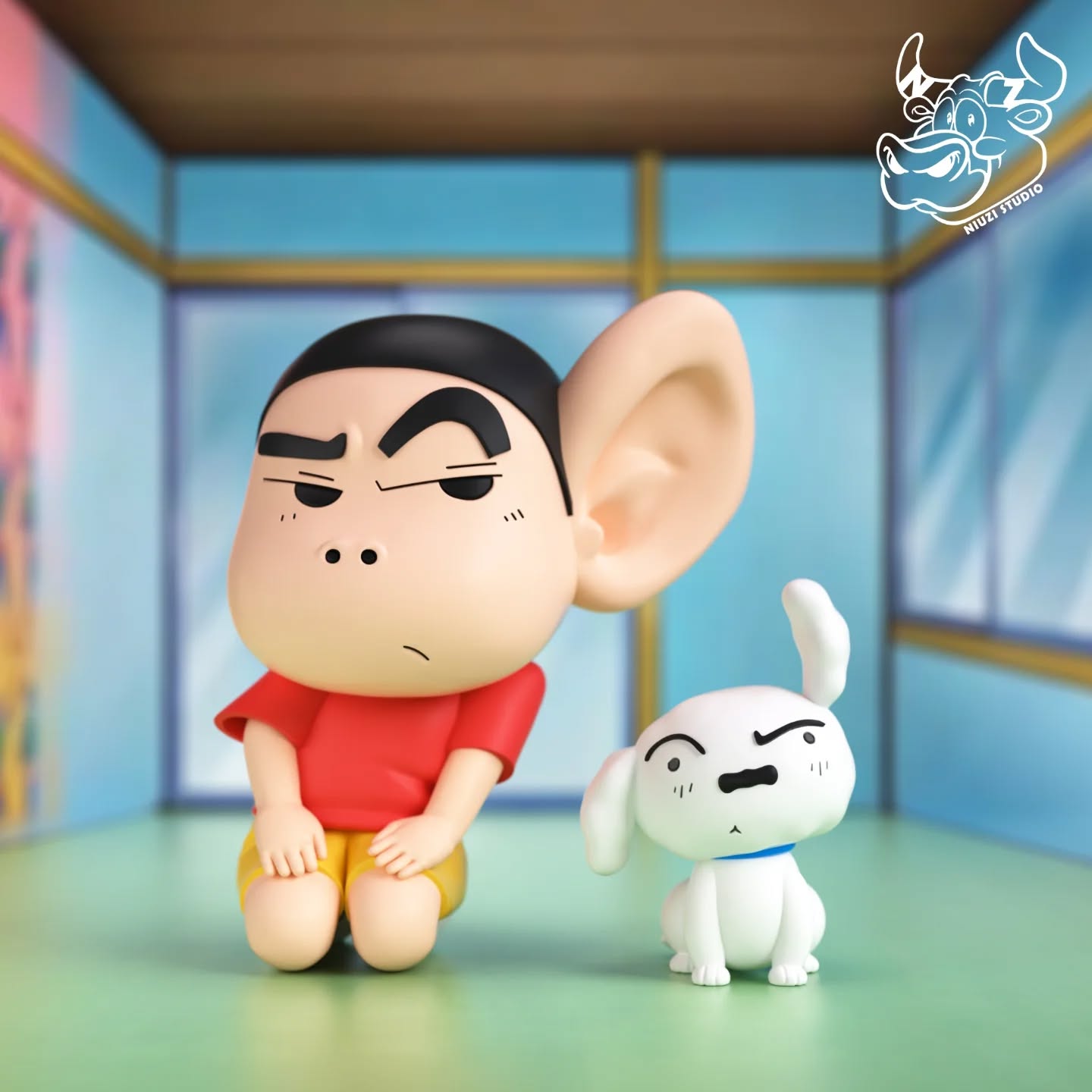 NIUZI工作室 让我听听是谁在蛐蛐我。偷听小新小白