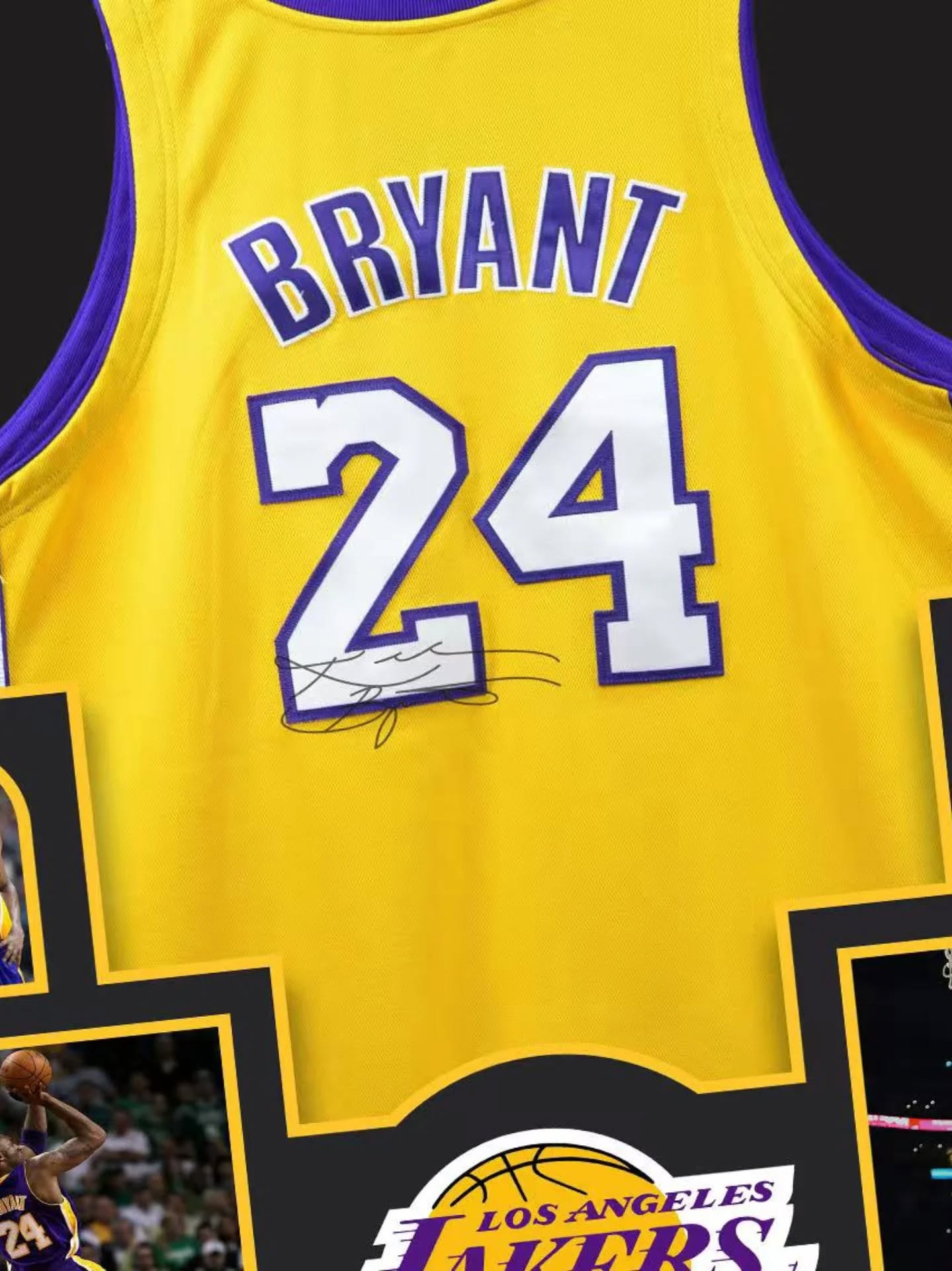 巴洛克 科比24号球衣装饰画Kobe科比·布莱恩特黑曼巴NBA洛杉矶湖人队艺术装饰画