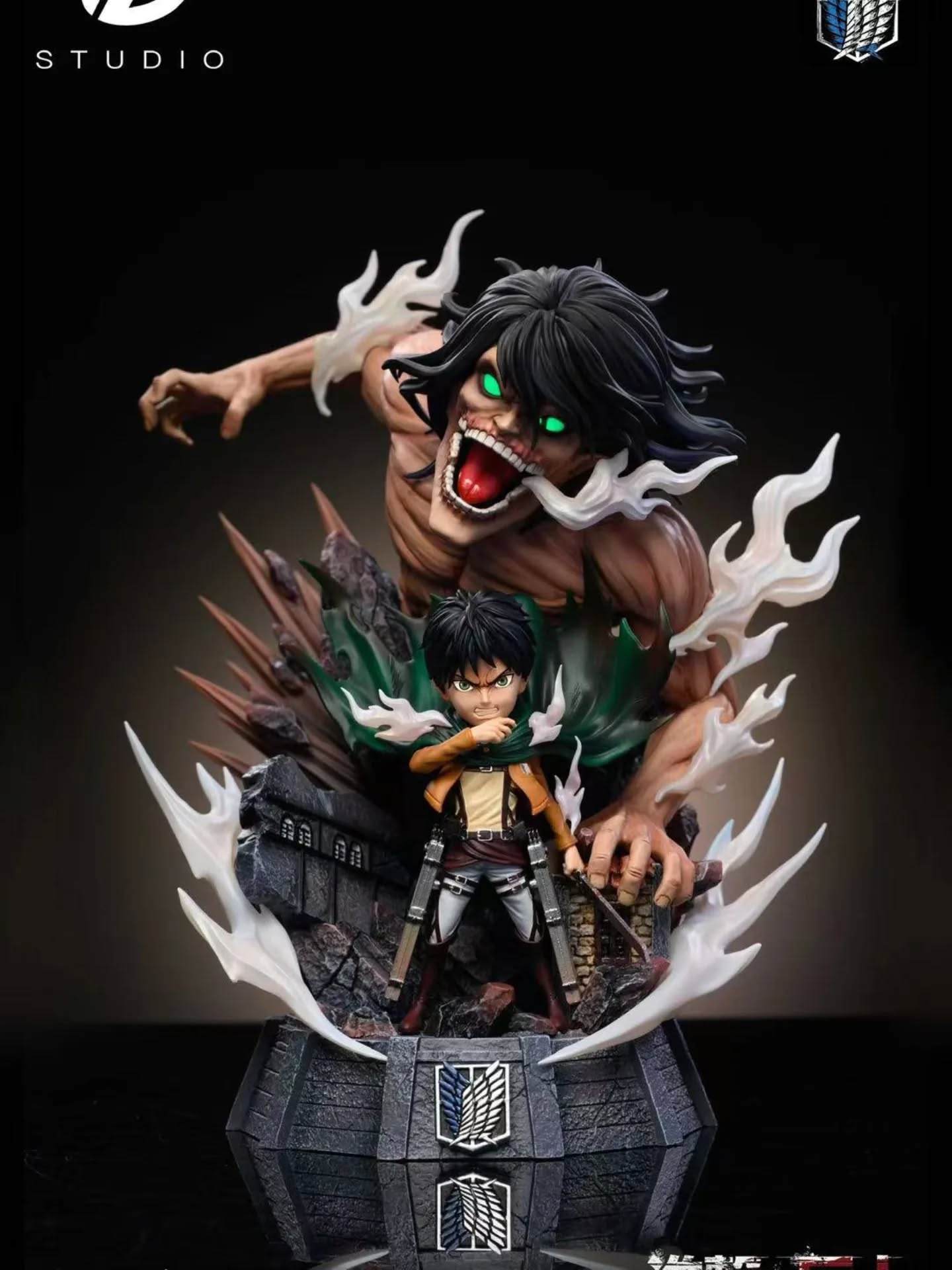 D-STUDIO 进击的巨人 九大巨人系列 艾伦