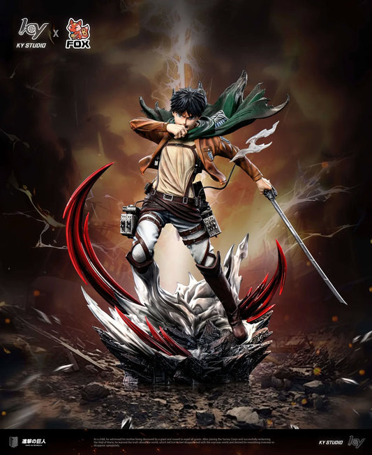 联名ky工作室& ox工作室进击的巨人 第一弹艾伦