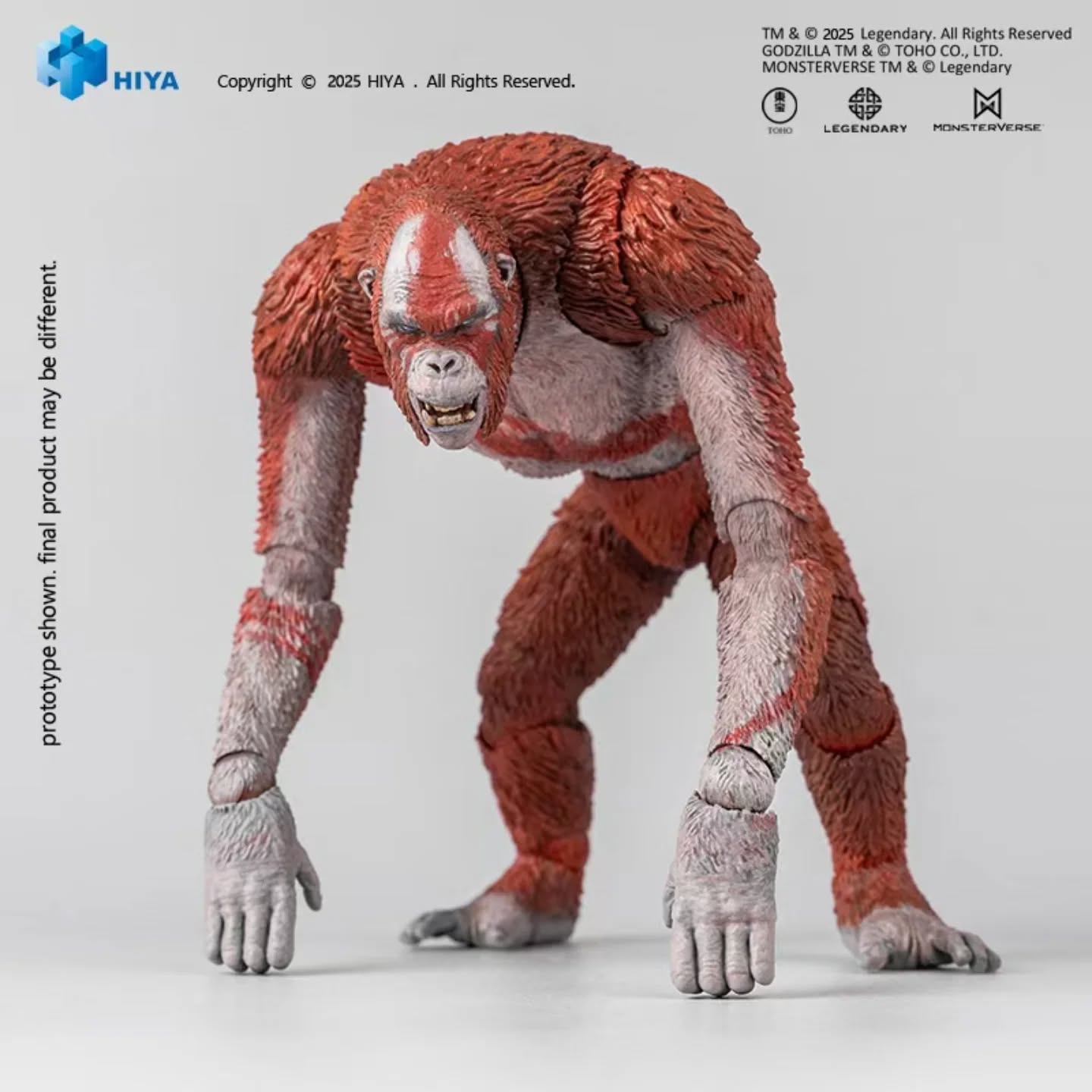 HIYA 海雅玩具 15cm 哥斯拉大战金刚 刀疤王 可动人偶 EBG0417