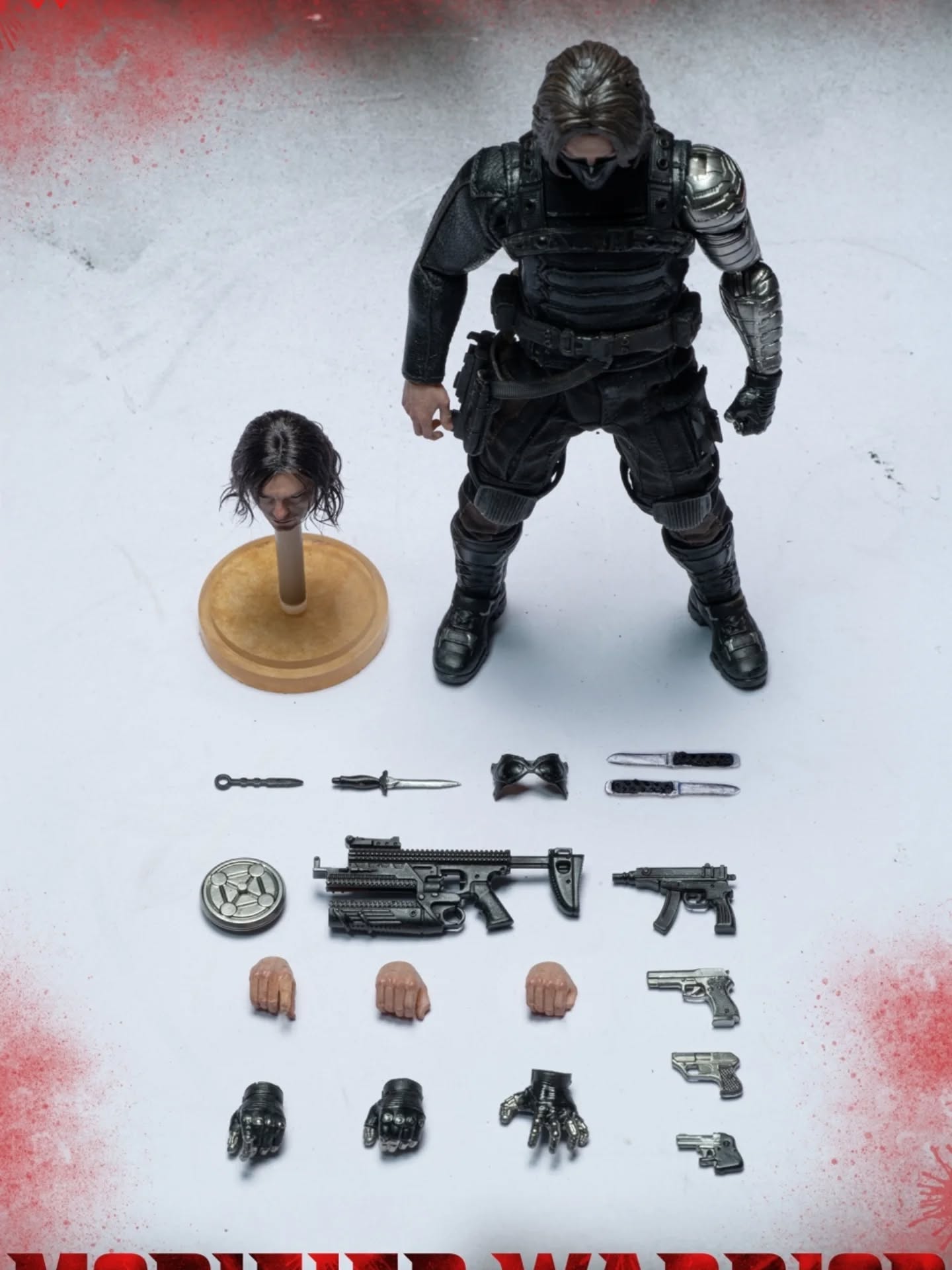 锯齿 SAWTOOTH TOYS 1/12 改造战士 超可动兵人双头雕