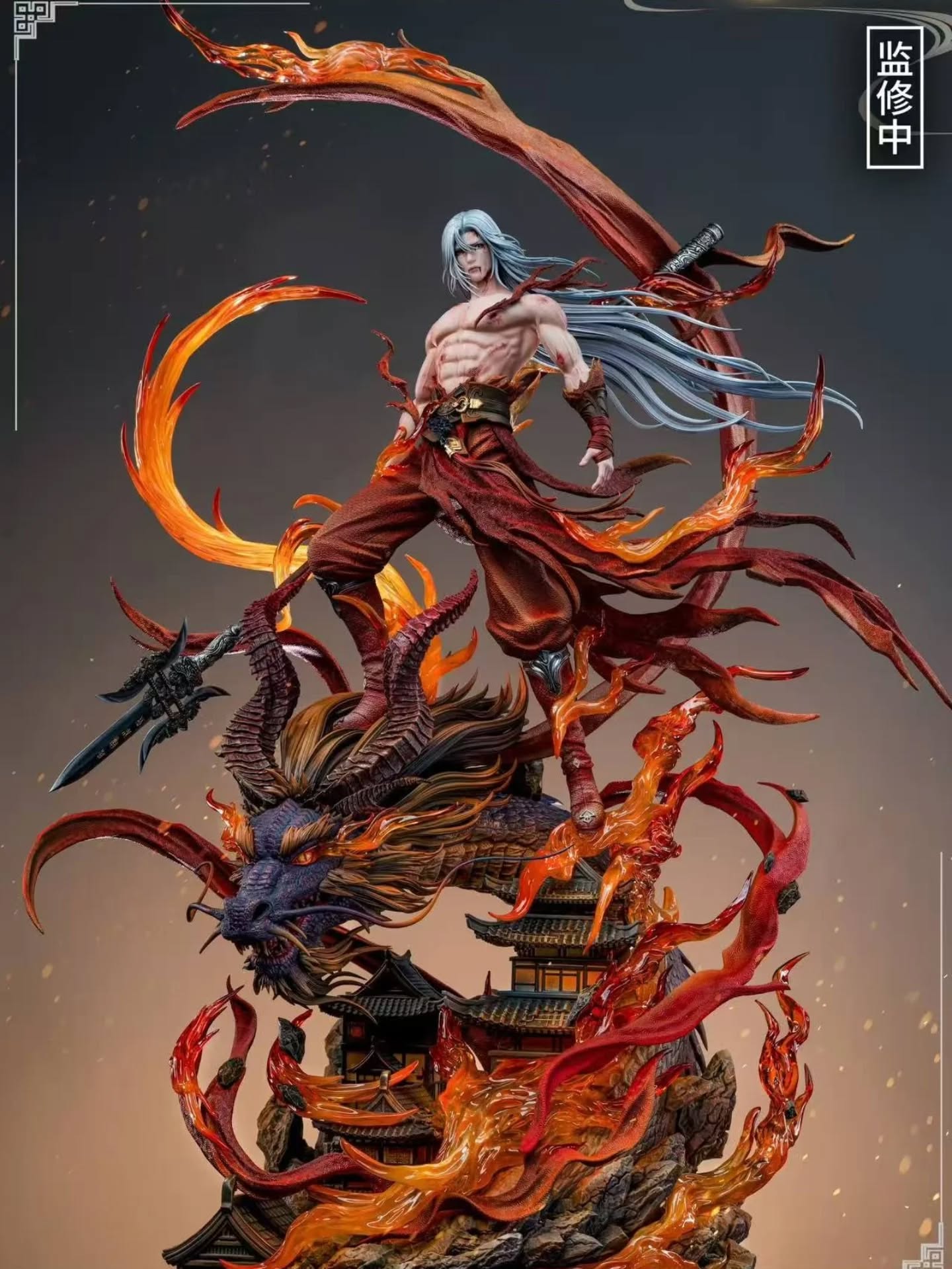 集模堂jomatal x腾讯视频《完美世界》动画正版授权-红衣石昊雕像