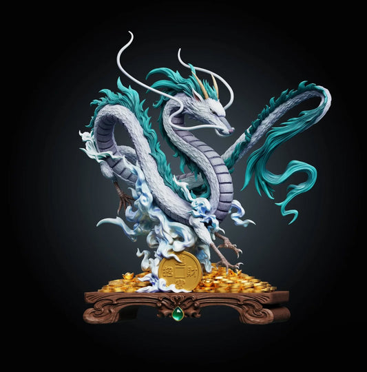 招財系列-招財千尋白龍 賑早見琥珀主