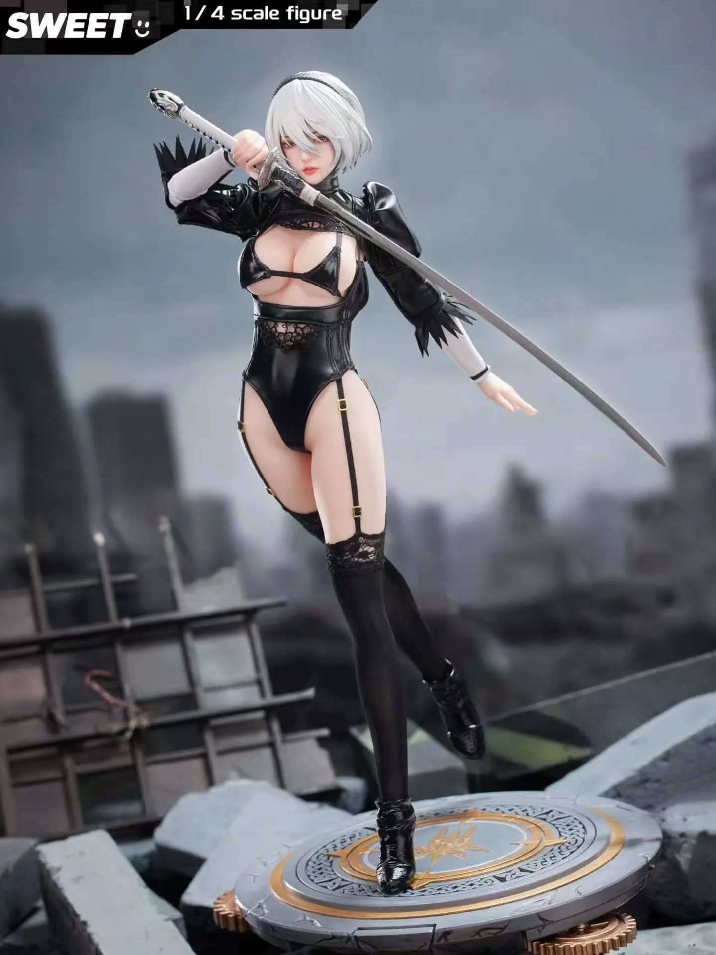 Sweet-尼尔2B-1/4包胶可动人偶
