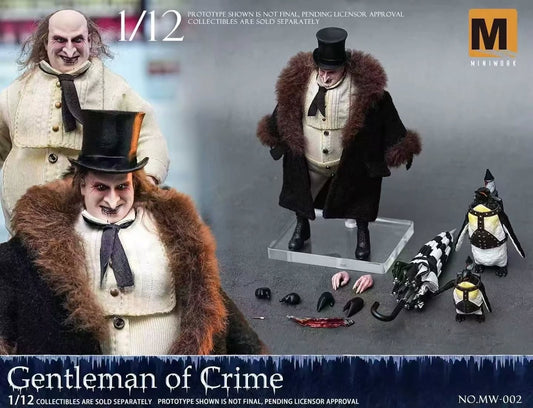The 1/12th scale Gentleman of Crime Collectible Figure features1/12比例的犯罪