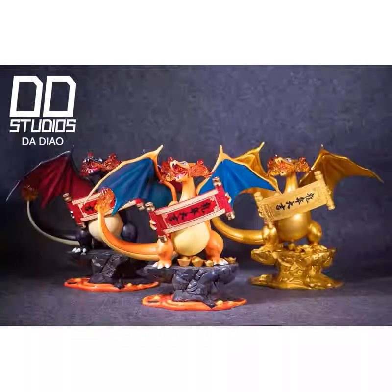 【现货包邮】DD Studios Lucky Charizard-Customizable Content | 招财喷火龙 内容可以定制（限制4个汉字)