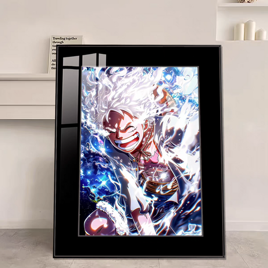 自由尼卡五档路飞装饰画