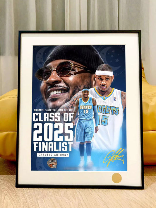 星空《名人堂安东尼》Anthony卡梅隆·安东尼NBA 甜瓜Melo装饰画