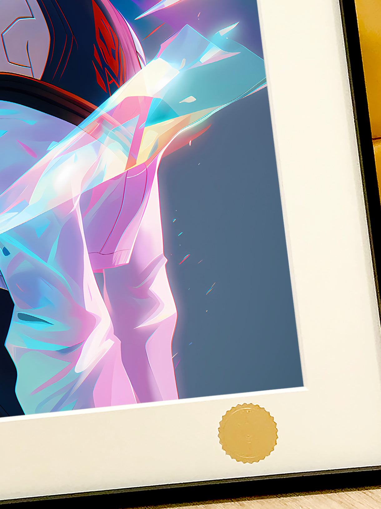 星空《露西回眸》lucy赛博朋克边缘行者装饰画