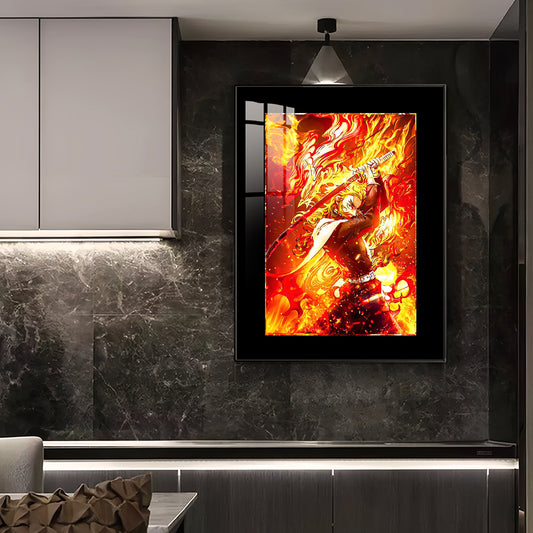 JUZI工作室 壹之型炎柱 装饰画