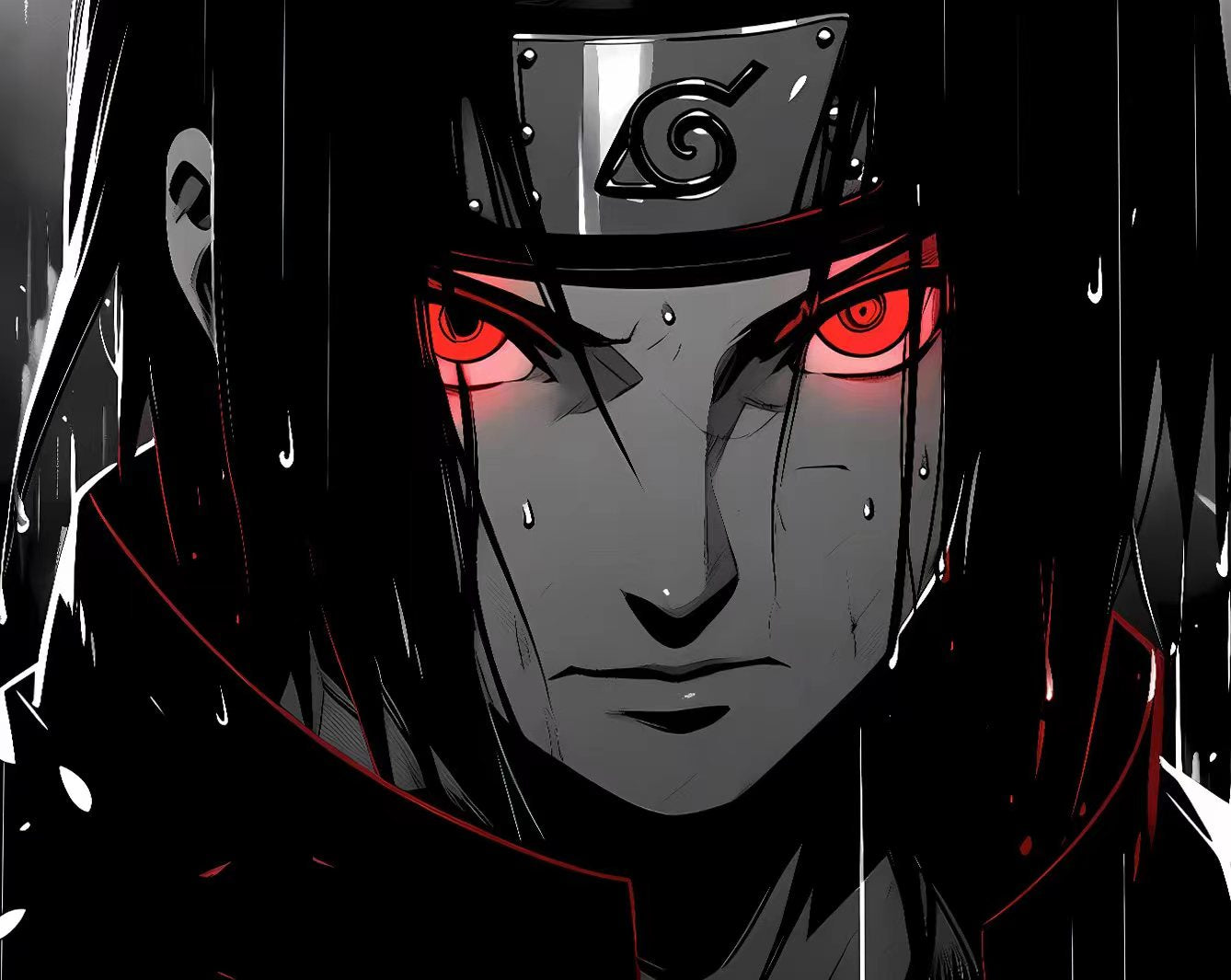 《雨夜鼬》火影忍者宇智波鼬装饰画