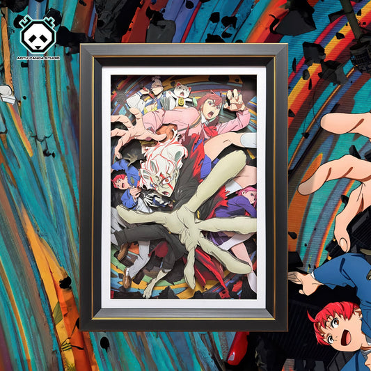 超自然武装当哒当胆大党DANDADAN绫濑桃高仓健星子爱罗纸艺立体画