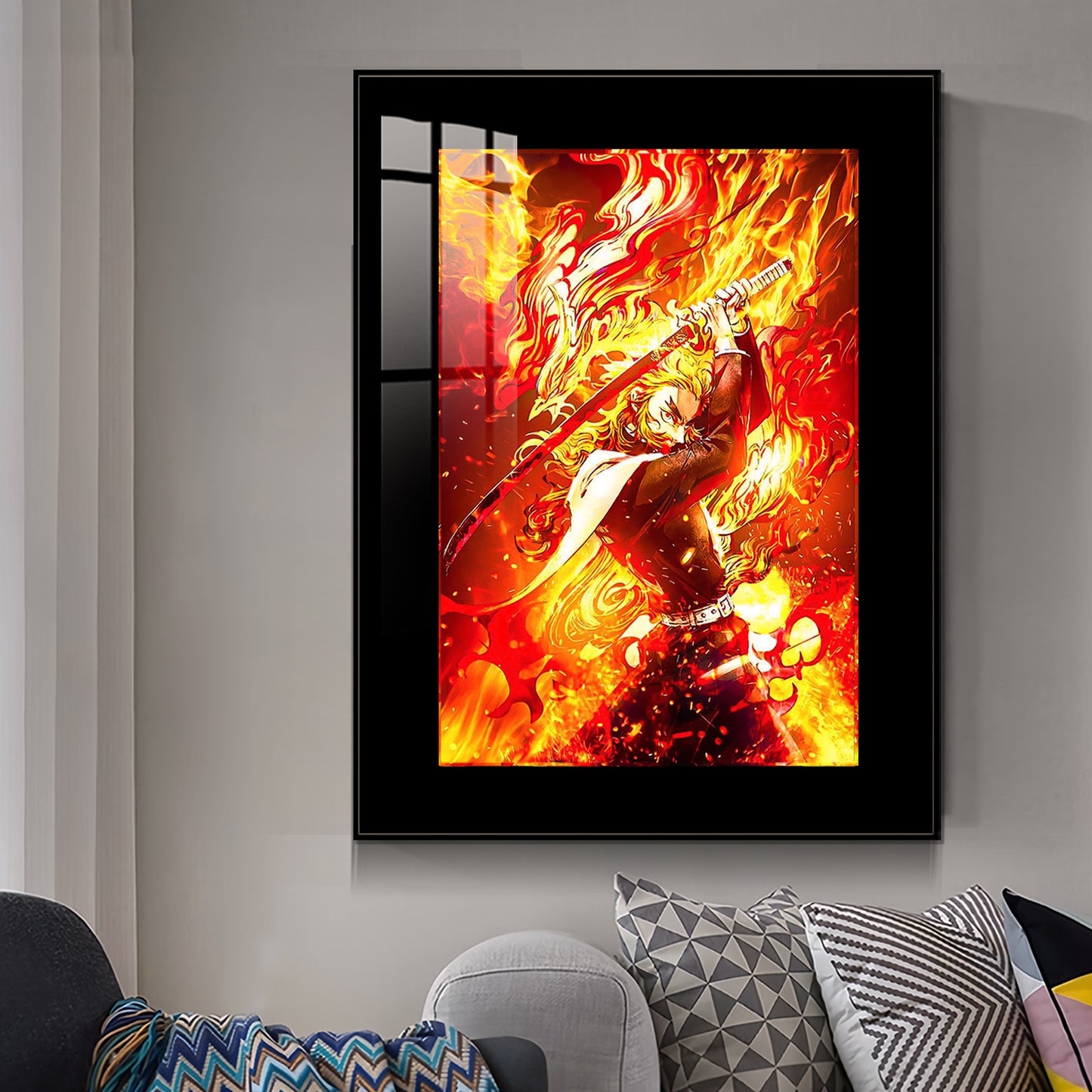 JUZI工作室 壹之型炎柱 装饰画