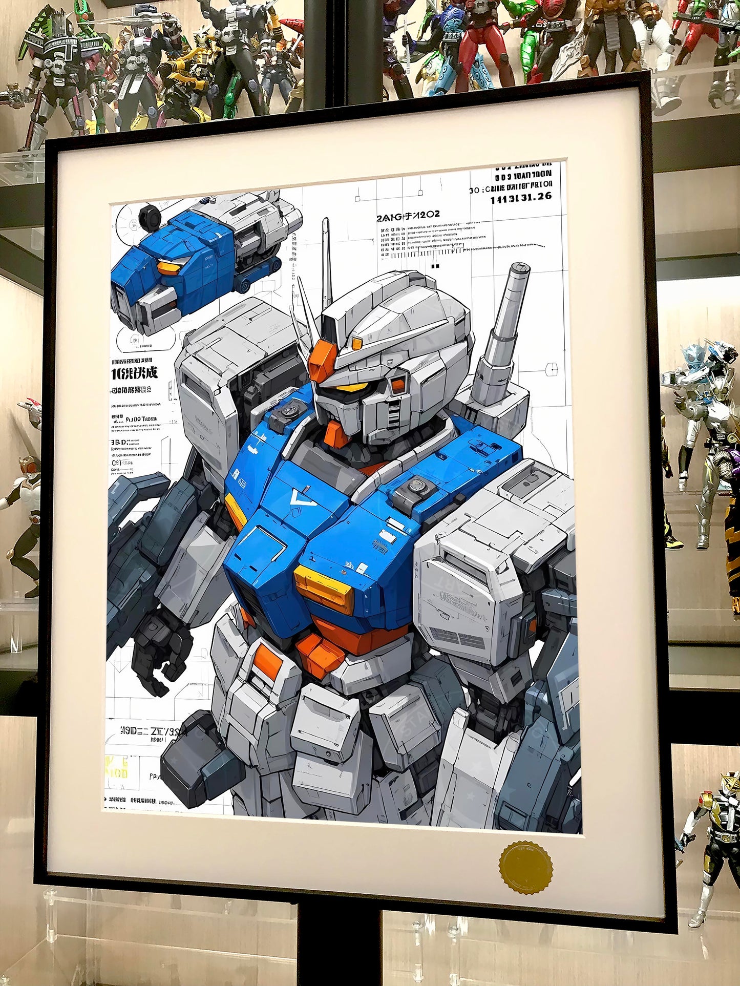 星空《高达》机动战士高达GUNDAM元祖高达动漫装饰画