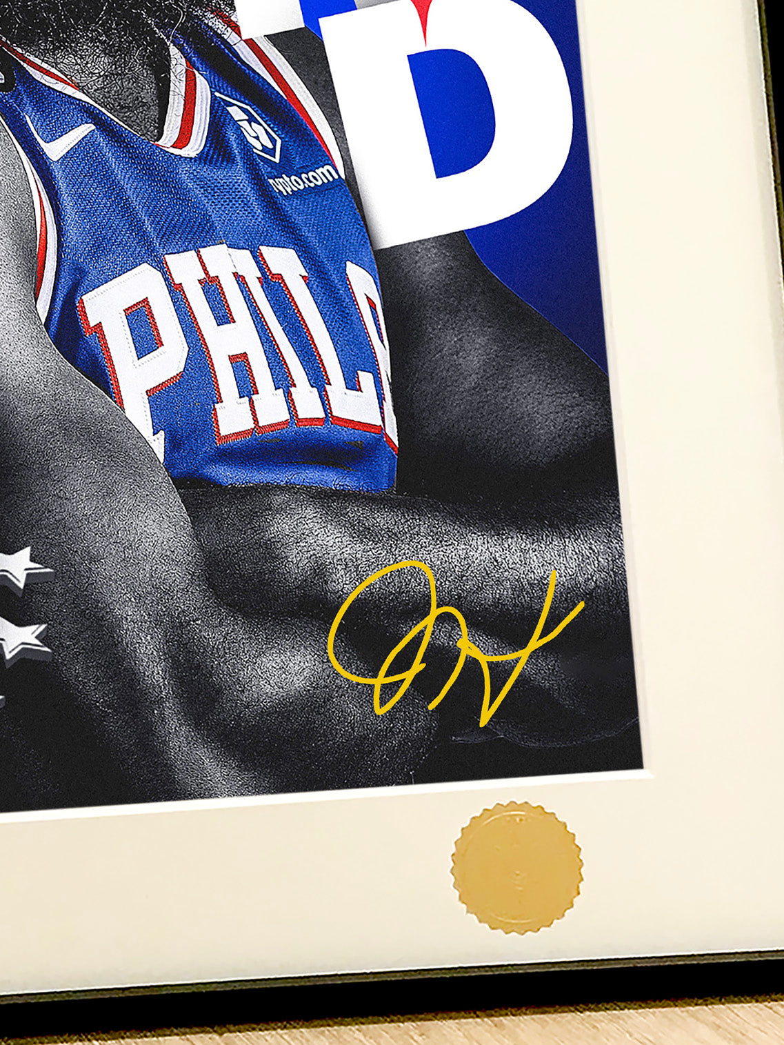 星空《大胡子哈登》Harden登哥NBA费城76人装饰画