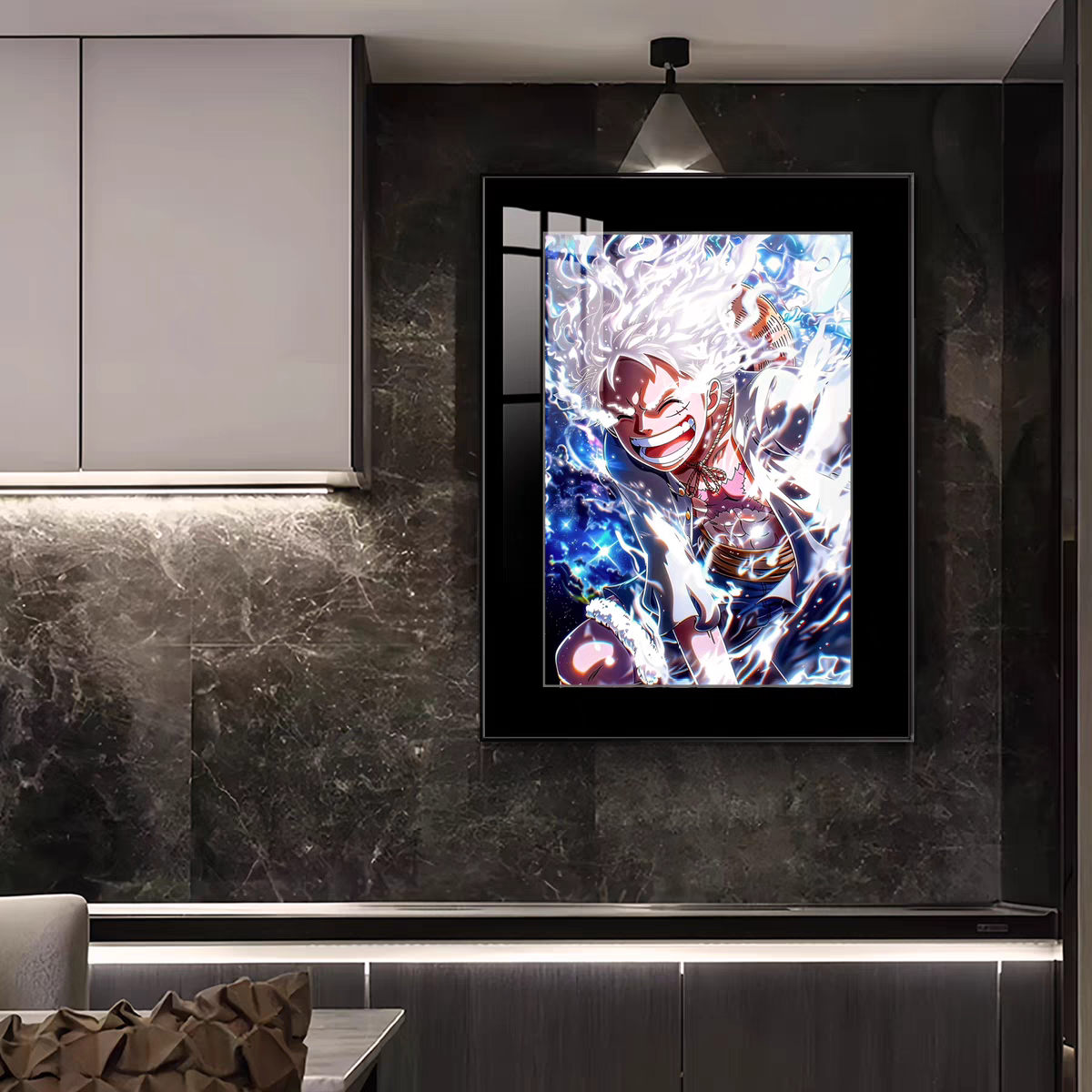 自由尼卡五档路飞装饰画