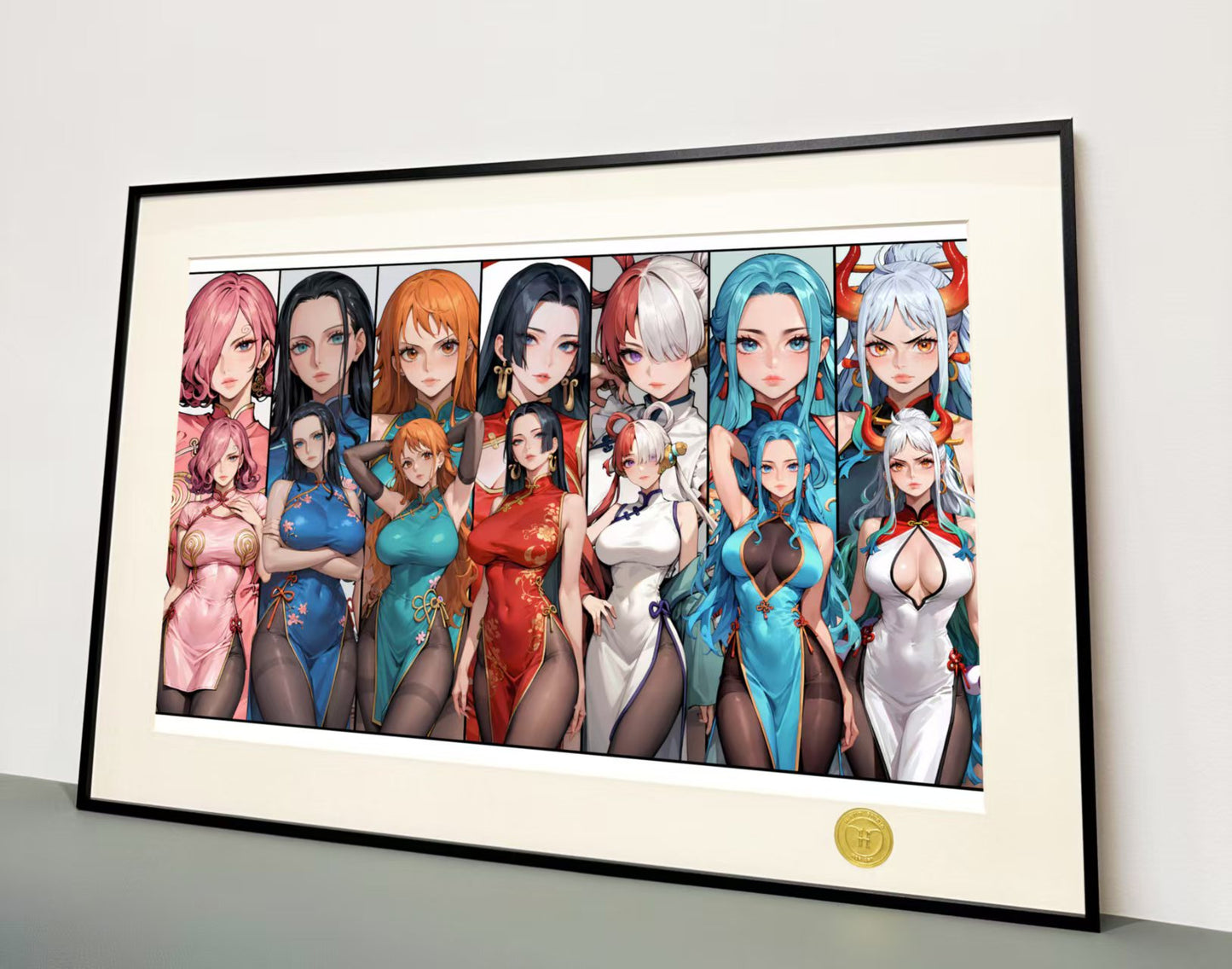 海贼王《旗袍女团》女帝娜美罗宾大和乌塔装饰画