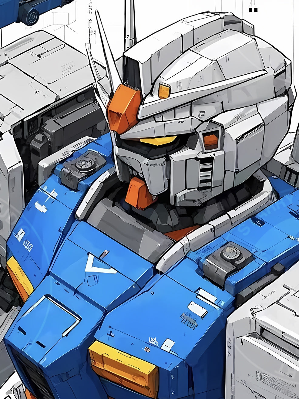 星空《高达》机动战士高达GUNDAM元祖高达动漫装饰画