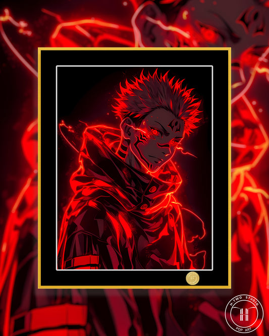 《两面宿傩》咒术回战虎杖动漫二次元装饰画