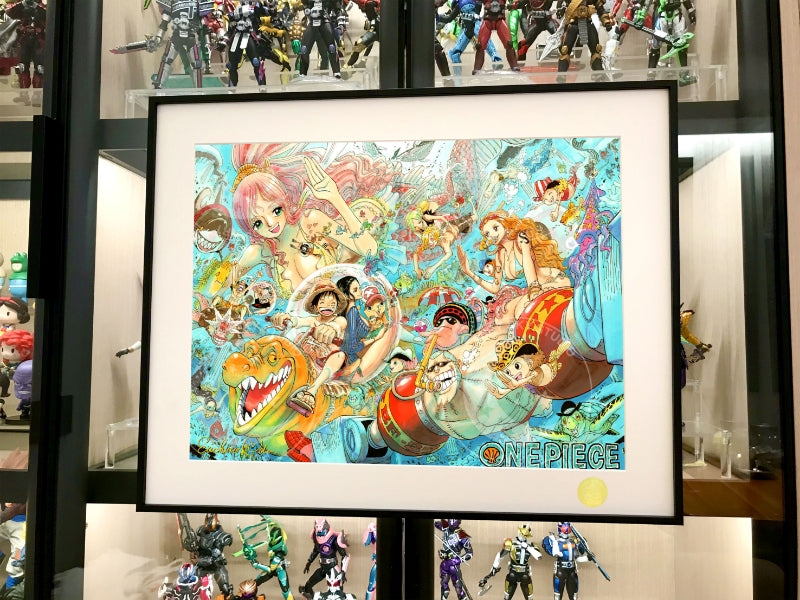 星空《鱼人岛》海贼王路飞白星罗宾装饰画