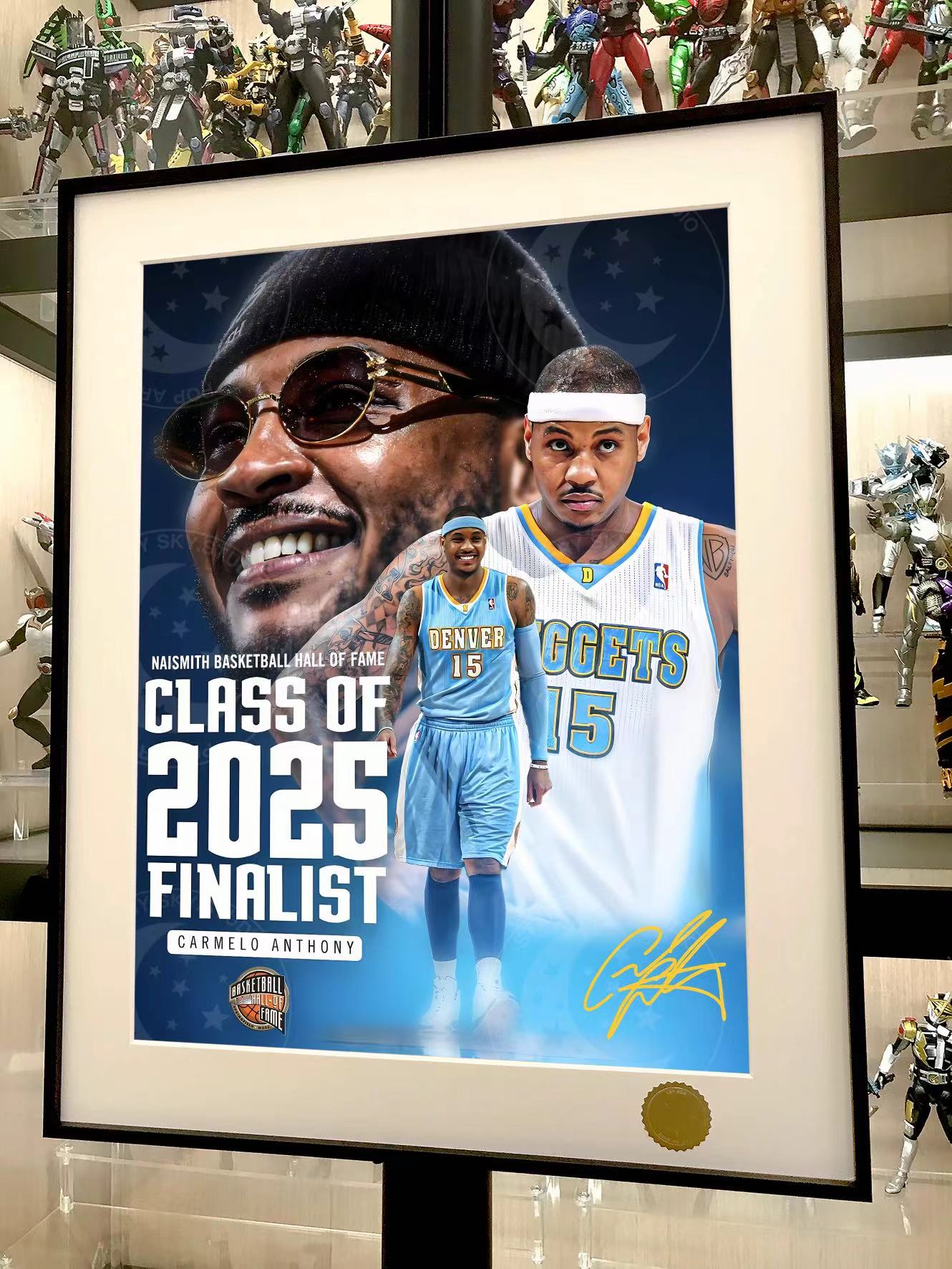 星空《名人堂安东尼》Anthony卡梅隆·安东尼NBA 甜瓜Melo装饰画