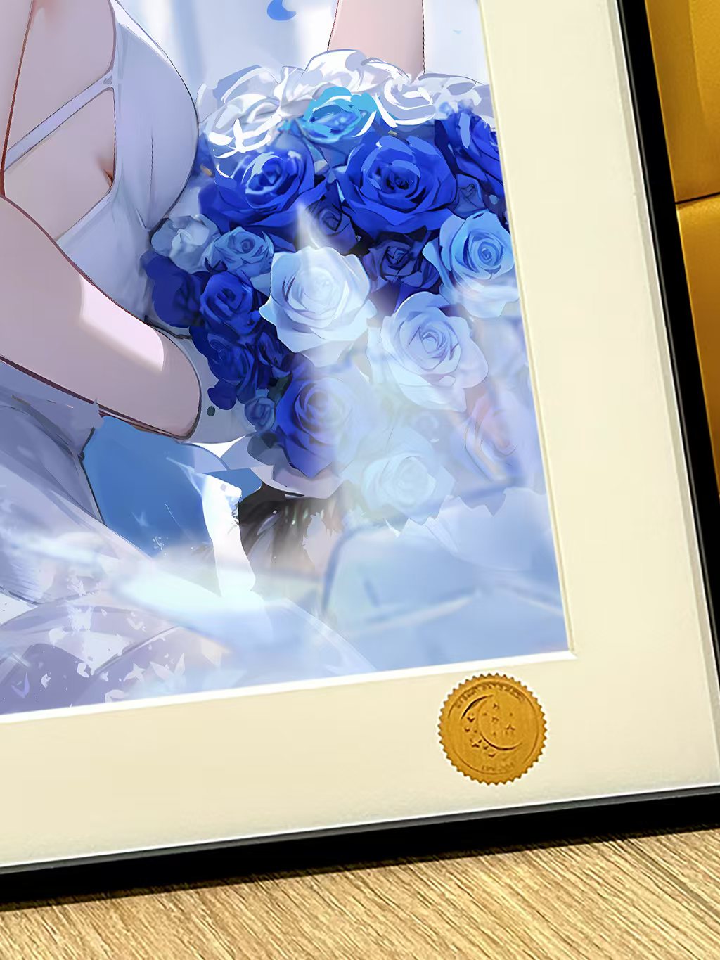 星空《花嫁芙宁娜》芙卡洛斯原神动漫装饰画